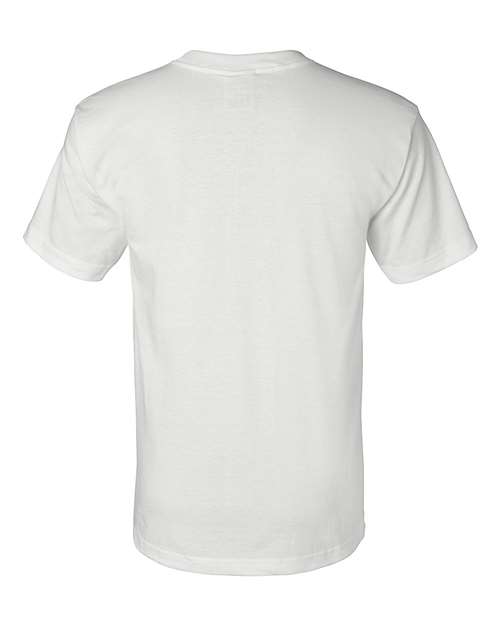 Bayside BA2905 Adult 6.1 oz. 100% Cotton T-Shirt #color_WHITE