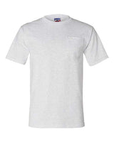 Bayside BA3015 Adult 6.1 oz., Cotton Pocket T-Shirt #color_ASH