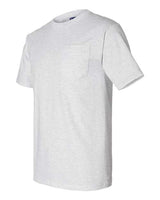 Bayside BA3015 Adult 6.1 oz., Cotton Pocket T-Shirt #color_ASH