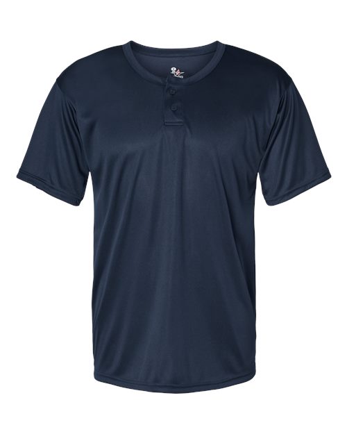 Alleson Athletic 7930 B-Core Placket Jersey #color_Navy