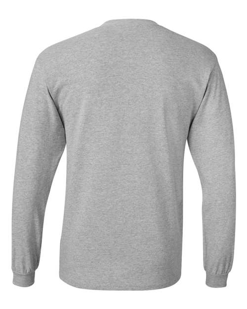 Hanes 5286 Men's ComfortSoft Cotton Long-Sleeve T-Shirt #color_LIGHT STEEL