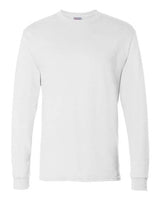 Hanes 5286 Men's ComfortSoft Cotton Long-Sleeve T-Shirt #color_WHITE