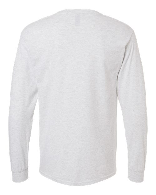 Gildan G540 Adult Heavy Cotton Long-Sleeve T-Shirt #color_ASH GREY