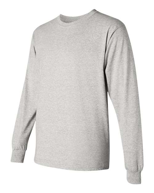 Gildan G540 Adult Heavy Cotton Long-Sleeve T-Shirt #color_ASH GREY