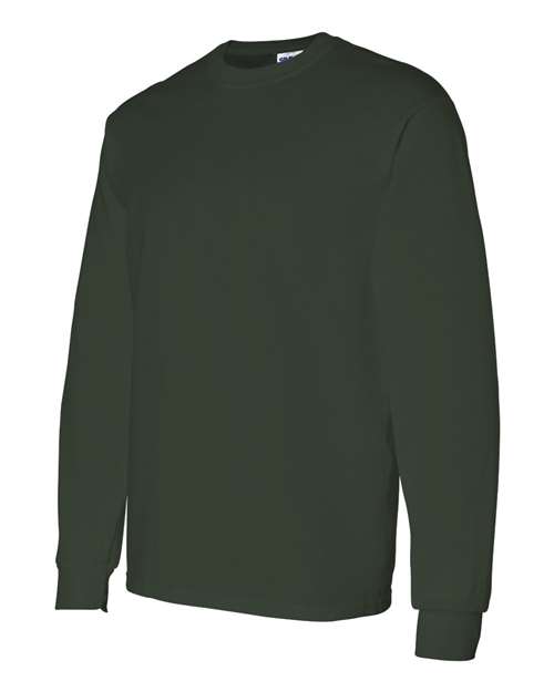 Gildan G540 Adult Heavy Cotton Long-Sleeve T-Shirt #color_FOREST GREEN