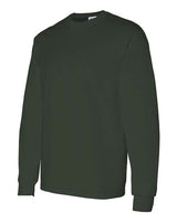 Gildan G540 Adult Heavy Cotton Long-Sleeve T-Shirt #color_FOREST GREEN