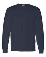 Gildan G540 Adult Heavy Cotton Long-Sleeve T-Shirt #color_NAVY