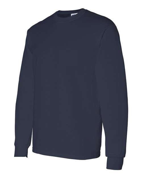 Gildan G540 Adult Heavy Cotton Long-Sleeve T-Shirt #color_NAVY