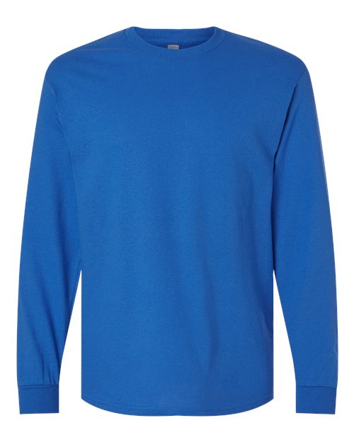Gildan G540 Adult Heavy Cotton Long-Sleeve T-Shirt #color_ROYAL