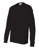 Hanes 5596 Men's Authentic-T Long-Sleeve Pocket T-Shirt #color_BLACK