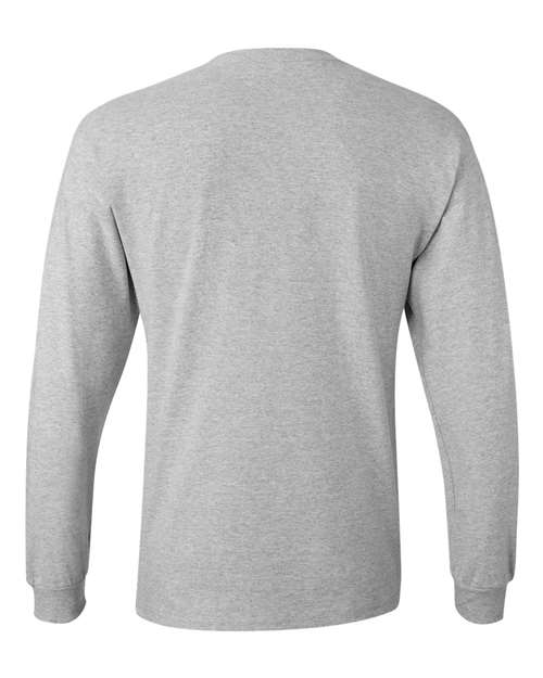 Hanes 5596 Men's Authentic-T Long-Sleeve Pocket T-Shirt #color_LIGHT STEEL
