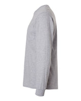 Gildan G241 Adult Ultra Cotton Long-Sleeve Pocket T-Shirt #color_SPORT GREY