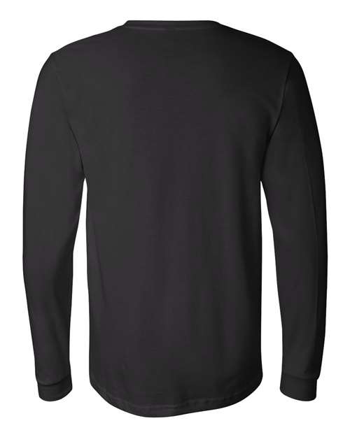 Bella + Canvas 3501 Unisex Jersey Long-Sleeve T-Shirt #color_BLACK