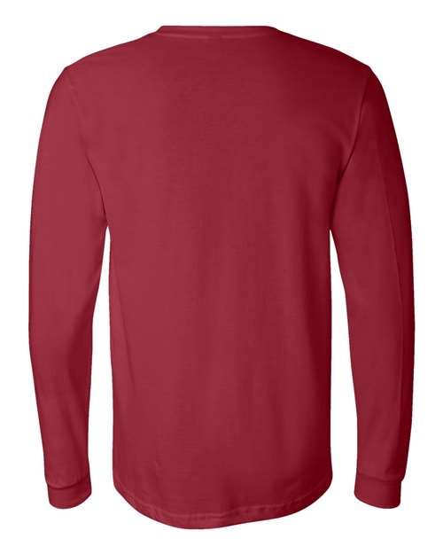 Bella + Canvas 3501 Unisex Jersey Long-Sleeve T-Shirt #color_CARDINAL
