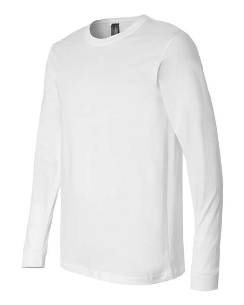 Bella + Canvas 3501 Unisex Jersey Long-Sleeve T-Shirt #color_WHITE