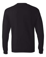 Hanes 5586 Adult Authentic-T Long-Sleeve T-Shirt #color_BLACK