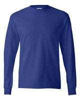 Hanes 5586 Adult Authentic-T Long-Sleeve T-Shirt #color_DEEP ROYAL