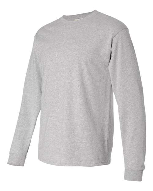 Hanes 5586 Adult Authentic-T Long-Sleeve T-Shirt #color_LIGHT STEEL