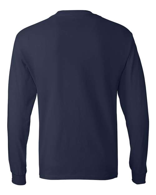 Hanes 5586 Adult Authentic-T Long-Sleeve T-Shirt #color_NAVY