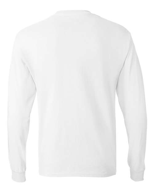 Hanes 5586 Adult Authentic-T Long-Sleeve T-Shirt #color_WHITE