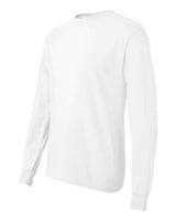 Hanes 5586 Adult Authentic-T Long-Sleeve T-Shirt #color_WHITE
