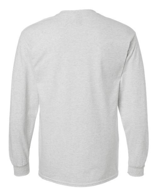 Gildan G240 Adult Ultra Cotton  Long-Sleeve T-Shirt #color_ASH GREY