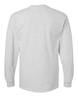 Gildan G240 Adult Ultra Cotton  Long-Sleeve T-Shirt #color_ASH GREY