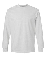 Gildan G240 Adult Ultra Cotton  Long-Sleeve T-Shirt #color_ASH GREY