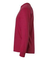 Gildan G240 Adult Ultra Cotton  Long-Sleeve T-Shirt #color_CARDINAL RED