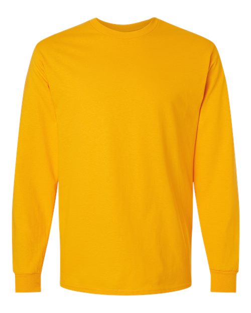 Gildan G240 Adult Ultra Cotton  Long-Sleeve T-Shirt #color_GOLD