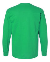 Gildan G240 Adult Ultra Cotton  Long-Sleeve T-Shirt #color_IRISH GREEN