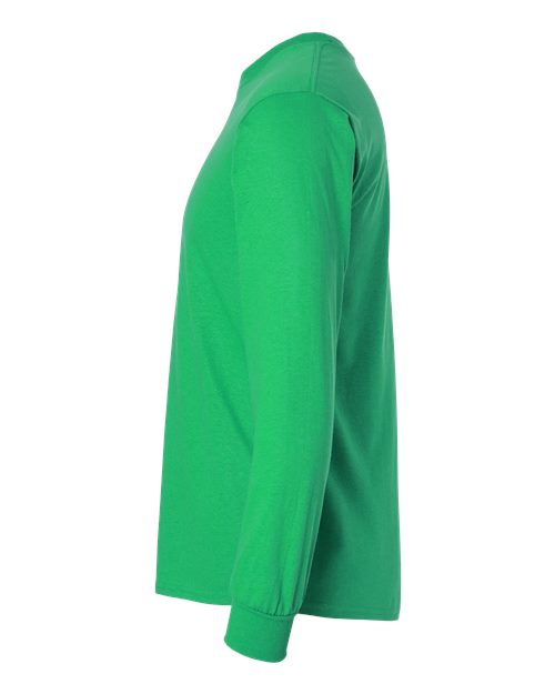 Gildan G240 Adult Ultra Cotton  Long-Sleeve T-Shirt #color_IRISH GREEN