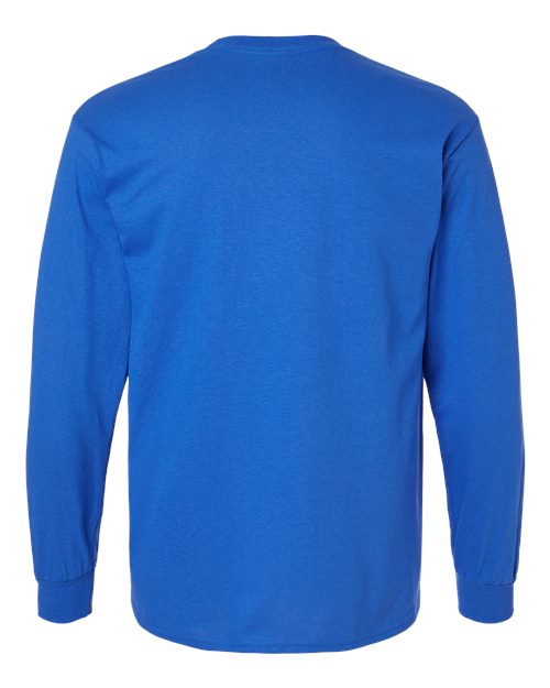 Gildan G240 Adult Ultra Cotton  Long-Sleeve T-Shirt #color_ROYAL