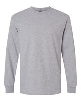 Gildan G240 Adult Ultra Cotton  Long-Sleeve T-Shirt #color_SPORT GREY