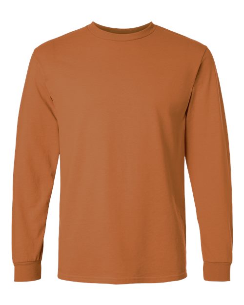 Gildan G240 Adult Ultra Cotton  Long-Sleeve T-Shirt #color_T ORANGE