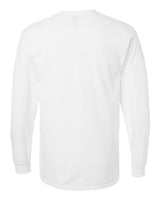Gildan G240 Adult Ultra Cotton  Long-Sleeve T-Shirt #color_WHITE