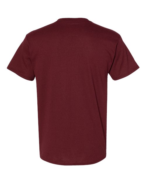 Hanes 5170 Unisex 50/50 T-Shirt #color_MAROON