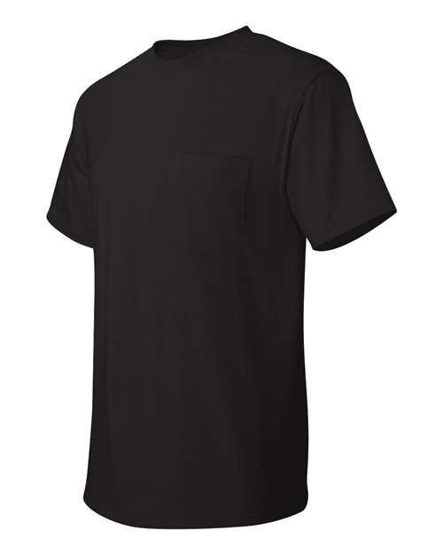 Hanes H5590 Men's Authentic-T Pocket T-Shirt #color_BLACK