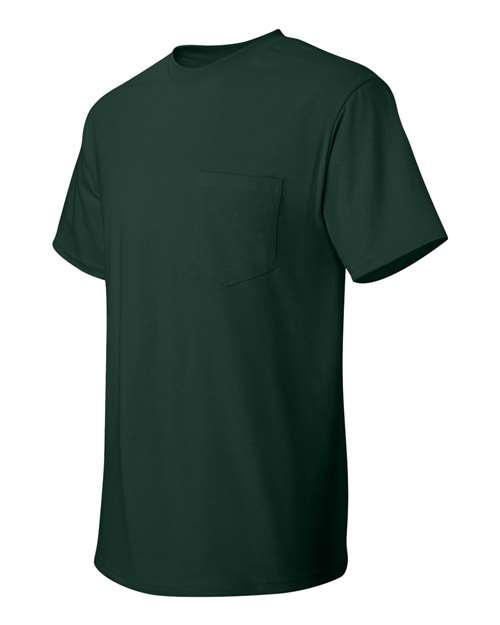 Hanes H5590 Men's Authentic-T Pocket T-Shirt #color_DEEP FOREST