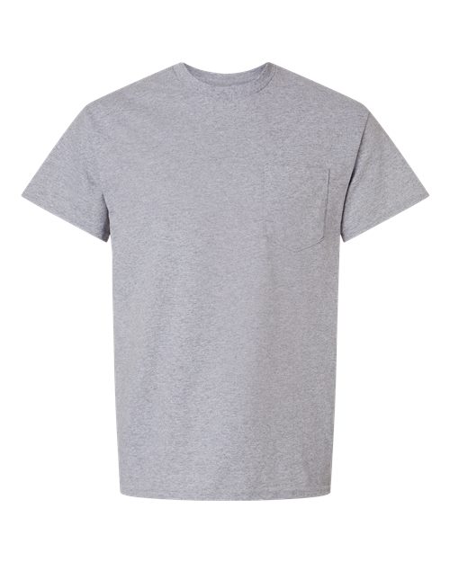 Gildan G230 Adult Ultra Cotton  Pocket T-Shirt #color_SPORT GREY