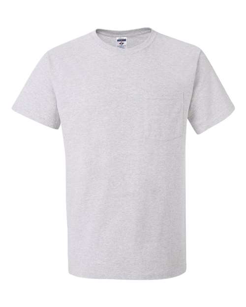 Jerzees 29P Adult DRI-POWER ACTIVE Pocket T-Shirt #color_ASH