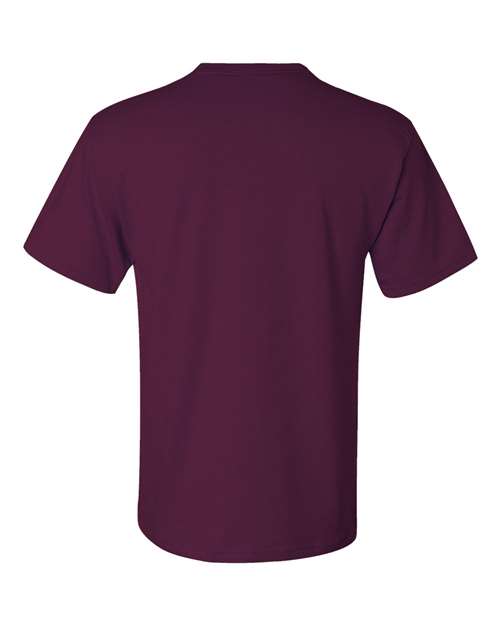 Jerzees 29P Adult DRI-POWER ACTIVE Pocket T-Shirt #color_MAROON