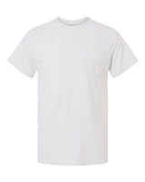 Gildan G830 Adult 50/50 Pocket T-Shirt #color_ASH GREY
