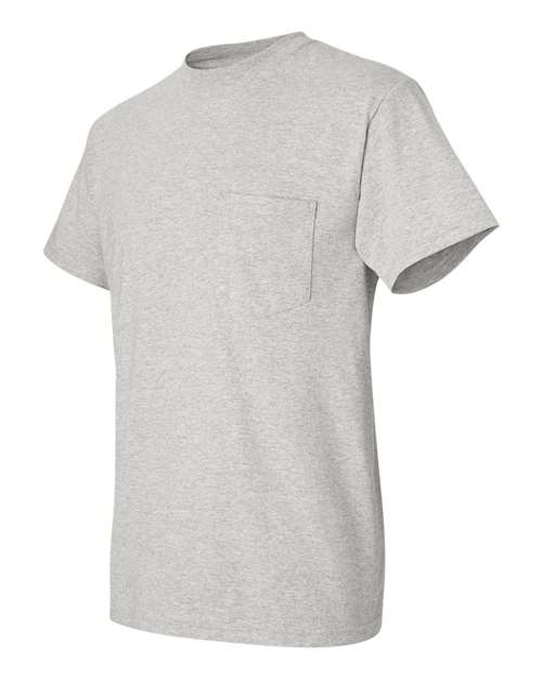 Gildan G830 Adult 50/50 Pocket T-Shirt #color_ASH GREY