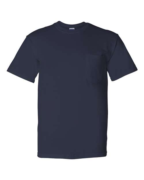 Gildan G830 Adult 50/50 Pocket T-Shirt #color_NAVY
