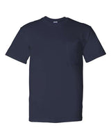 Gildan G830 Adult 50/50 Pocket T-Shirt #color_NAVY