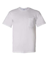 Gildan G830 Adult 50/50 Pocket T-Shirt #color_WHITE