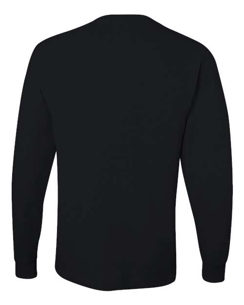 Jerzees 29L Adult DRI-POWER ACTIVE Long-Sleeve T-Shirt #color_BLACK