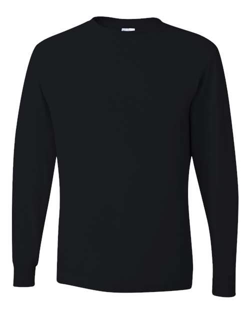 Jerzees 29L Adult DRI-POWER ACTIVE Long-Sleeve T-Shirt #color_BLACK