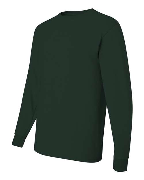 Jerzees 29L Adult DRI-POWER ACTIVE Long-Sleeve T-Shirt #color_FOREST GREEN